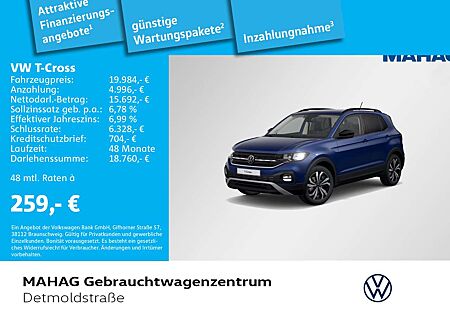 VW T-Cross Volkswagen 1.0 TSI LIFE AHK Navi Kamera Alu17Manila