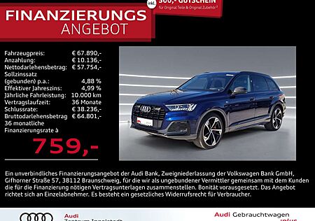 Audi Q7 60 TFSI e S line LASER AHK Pano 22" B&O-Adv.