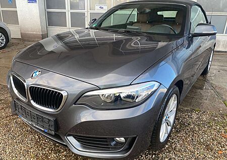 BMW 220 i Cabrio 1.Hd/Leder/Alu/Sitzheiz/Hifi/Freispr