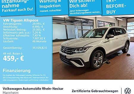 VW Tiguan Allspace Volkswagen 1.5 TSI LifeDSG 7-Sitzer Navi AH