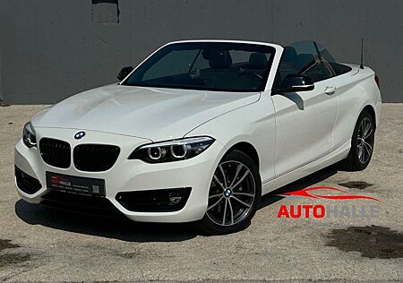 BMW 220 i Cabrio Steptr. Sport Line Tempo Navi SHZ BL