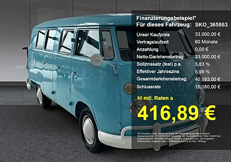 VW T1 Volkswagen KOMBI *9 SITZER*LEDER*6-TÜRER