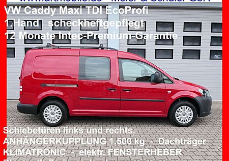 VW Caddy Volkswagen Maxi EcoProfi AHK Klimatronic 1.Hand Garantie