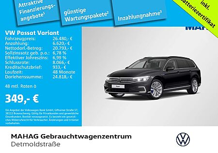 VW Passat Variant Volkswagen 1.4 electric/TSI GTE R-Line LED N