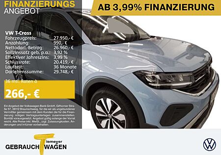 VW T-Cross Volkswagen 1.5 TSI DSG GOAL LED VIRTUAL LM16 AHK