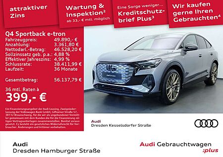 Audi Q4 e-tron Q4 Sportback 50 e-tron SONOS Head-up Pano AHZV