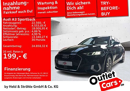 Audi A3 advanced 40 TFSI e 17 B&O SHZ VIRT.