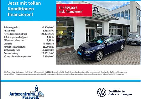 VW Golf Variant Volkswagen 8 CG Variant 2.0 TSI DSG Style