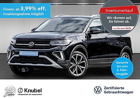 VW T-Cross Volkswagen Style 1.5 TSI DSG IQ.Light Navi AHK 18" TravelAss.