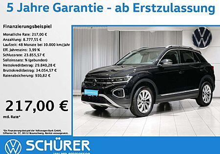 VW T-Roc Volkswagen 1.5TSI DSG Style Leder AHK Pano Keyless Navi Rk...