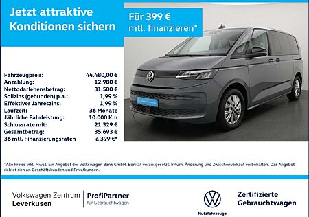 VW T7 Multivan Volkswagen VIRT CARPLAYLED SHZ PDC KLIMA