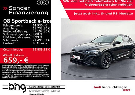 Audi Q8 e-tron Sportback 55 quattro S-line Matrix/AHK