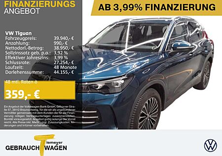 VW Tiguan Volkswagen 2.0 TDI DSG ELEGANCE IQ.LIGHT PANO AHK