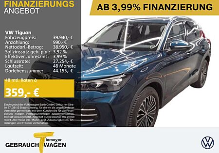 VW Tiguan Volkswagen 2.0 TDI DSG ELEGANCE IQ.LIGHT PANO AHK