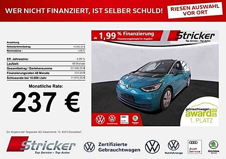VW ID.3 Volkswagen Max 150/58 237,-ohne Anzahlung Pano ACC Wärmepump