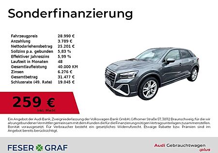 Audi Q2 S-line 35 TFSI S-tronic Matrix-LED/Navi+/Kamera/SH