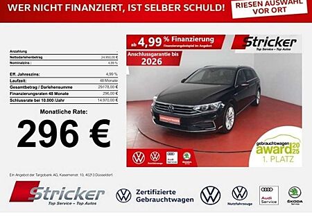 VW Passat Variant Volkswagen GTE 1.4TSI DSG 296,-ohne Anzahlung AHK Standh.