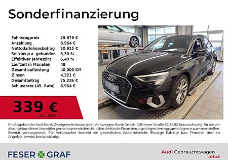 Audi A3 35 TDI S tronic adv Navi,LED,Sportsitze