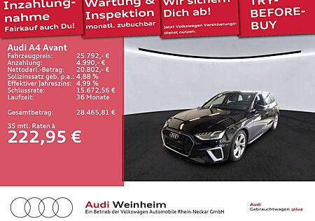 Audi A4 35 TFSI S-Line LED Stronic Kamera Navi