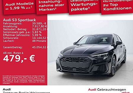 Audi S3 2.0 TFSI S-TRO*ACC*QUA*APP*RFK*NAVI