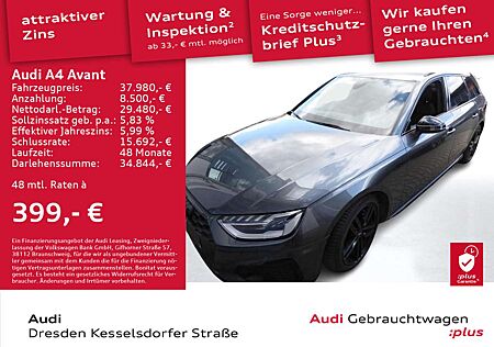 Audi A4 45 TFSI Q. S line edition one Navi LED