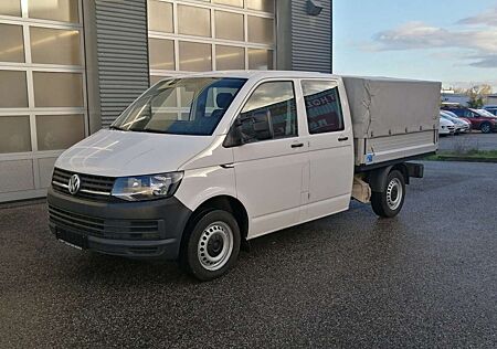 VW T6 Transporter Volkswagen 2.0 TDI Pritsche DoKa Lang Klima NAVI AHK