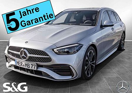 Mercedes-Benz C 200 T AMG MBUX+360°+DIG-LED+AHK+Night+Distroni