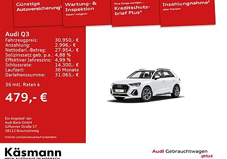 Audi Q3 S line 35TDI quattro 2xS line NAV B&O AHK LED