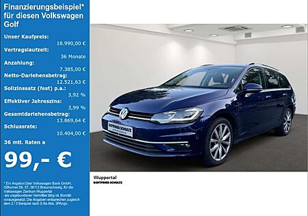 VW Golf Volkswagen Var. 2.0 TDI Highline DSG LED NAVI SHZ PDC LM ZV