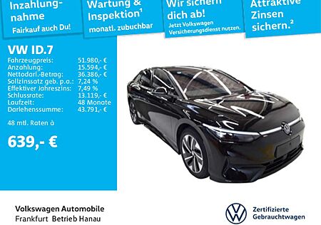 VW ID.7 Volkswagen Pro S Navi IQ.LIGHT - LED-Matrix-Scheinwerf