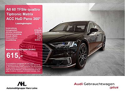 Audi A8 60 TFSIe quattro Tiptronic Matrix ACC HuD Pano 360