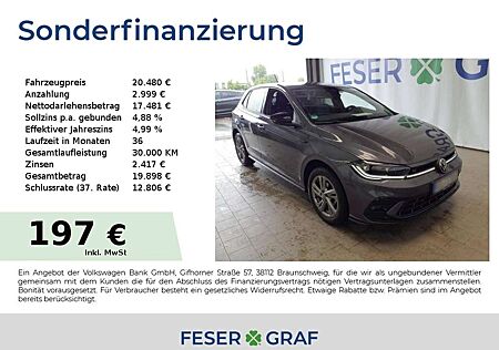 VW Polo Volkswagen R-Line 1,0TSI 70kW DSG ACC Matrix App Conn.