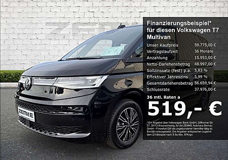 VW T7 Multivan Volkswagen 2.0 TDI DSG Goal Panorama Navi digitales Cockpit L