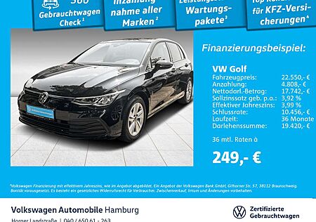VW Golf Volkswagen VIII Life 1.0 eTSI DSG Navi Sitzheizung PDC