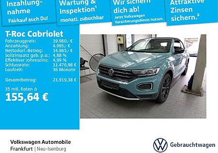 VW T-Roc Volkswagen 1.5 TSI Style Navi FrontAssist L