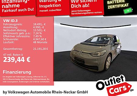 VW ID.3 Volkswagen Performance City Automatik LED Navi Einpark