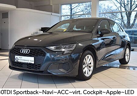 Audi A3 30 TDI Sportback~Navi~ACC~virt. Cockpit~Apple