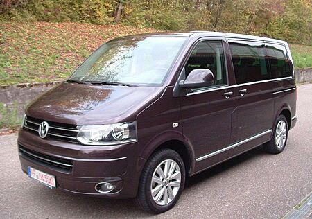 VW T5 Multivan Volkswagen T5 2,0 TDI Multivan*NAVI*VOLLLEDER*AHK*7-SITZER*