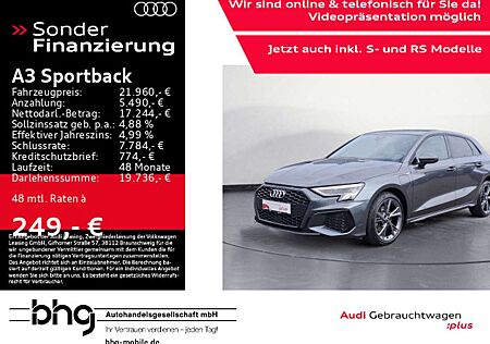 Audi A3 40TFSIe S tronic S line e-tron LED