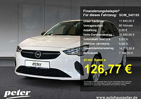Opel Corsa F 1.2 Edition Klima Sitzheizung Allwetter