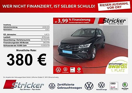 VW Tiguan Allspace Volkswagen Life 1.5TSI 380,-ohne Anzahlung Navi Head-Up Keyl