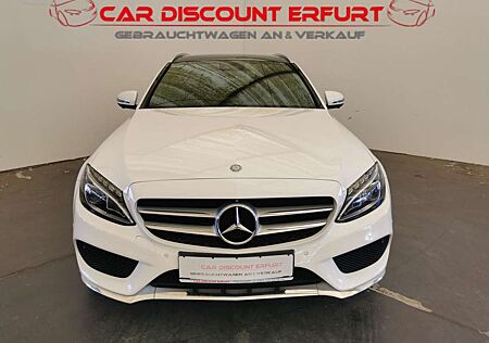 Mercedes-Benz C 220 d T AMG Line 4Matic-Panodach-Standheizung-Leder-LE
