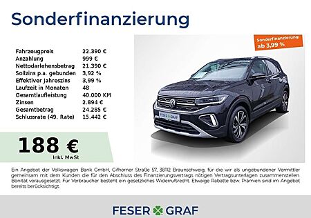 VW T-Cross Volkswagen Style 1.0 TSI DSG SHZ IQ.Light Navi 17"
