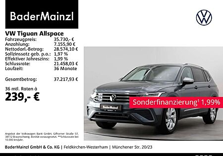 VW Tiguan Allspace Volkswagen 2.0 TDI DSG Life AHK Kam. 7-Sitz