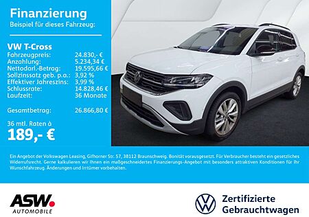 VW T-Cross Volkswagen Goal 1.0TSI DSG LED NAVI PDC ACC SHZ AHK