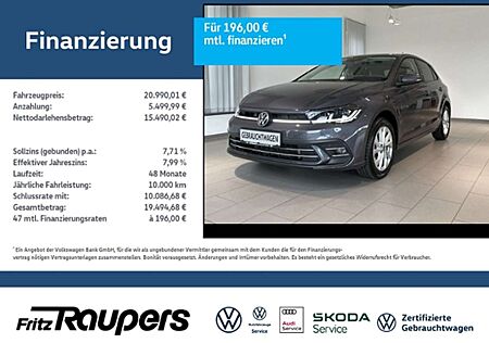 VW Polo Volkswagen 1.0 TSI DSG Style +NAVI+MatrixLED