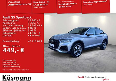 Audi Q5 advanced 40TDI qu AHK NAV KAM SHZ