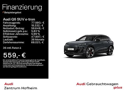 Audi Q6 e-tron Q6 55 qu S line edition one grey*Air*