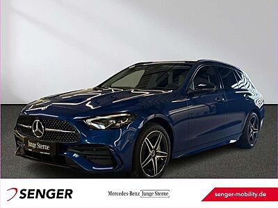 Mercedes-Benz C 300 de T AMG Night Kamera Totwinkel CarPlay