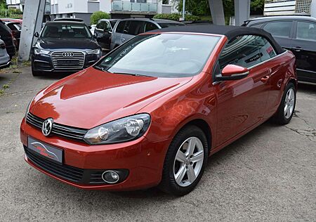 VW Golf Cabriolet Volkswagen Cabrio 2.0 TDI BlueMotion Technology Life*Leder*